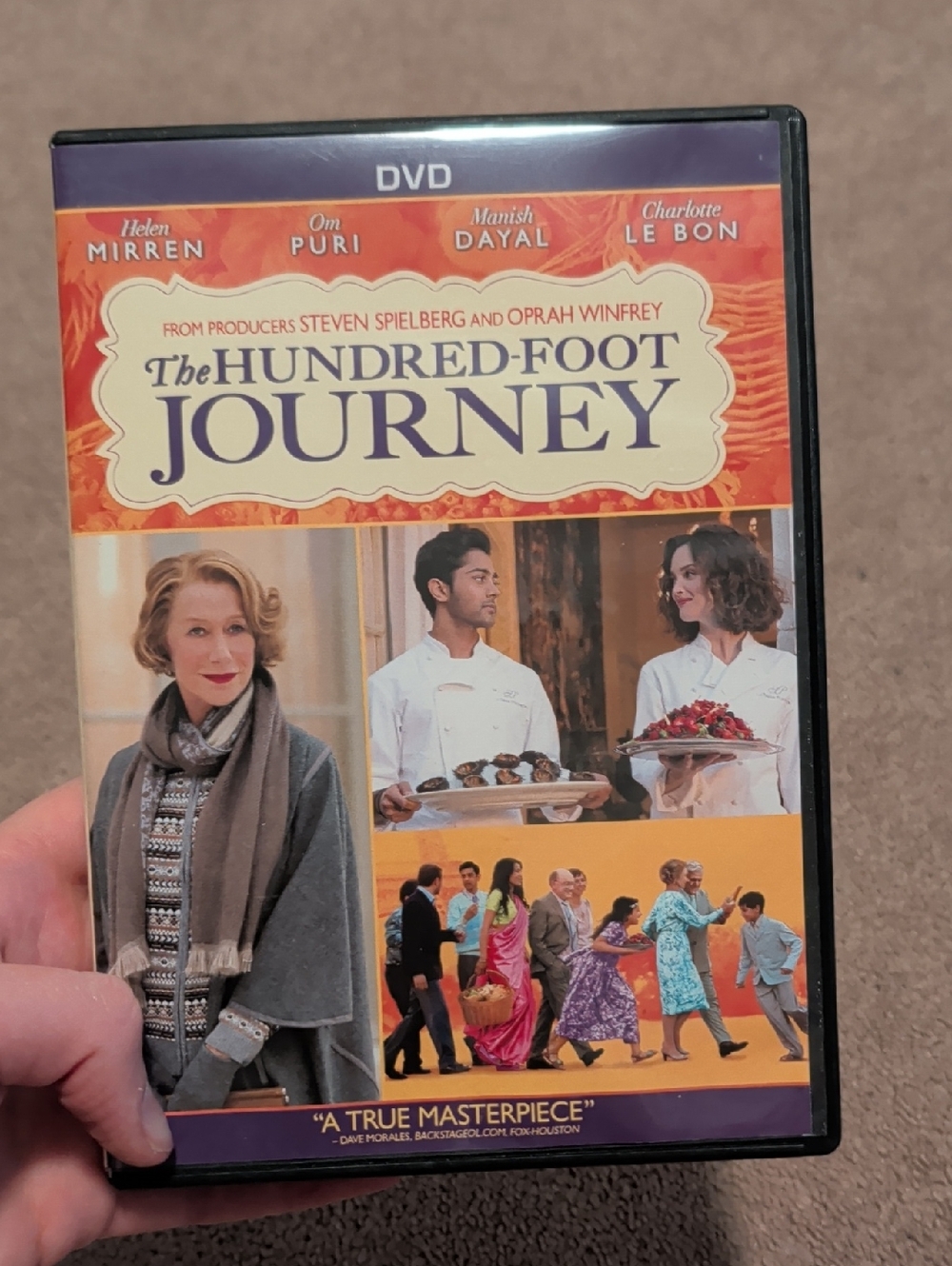 The Hundred-Foot Journey DVD - Orange, Purple, Cream